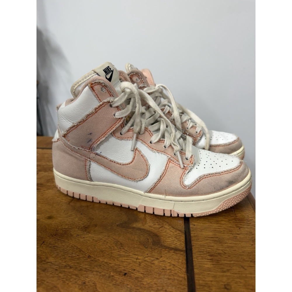 Nike Dunk High 1985‎  Distressed Women's Shoes Sz 8  Arctic Orange  DV1143-800